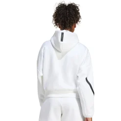 Adidas España, S.A.U Womens adidas Real Urban Full Zip Hoodie White^Women Tracksuits|T-Shirts