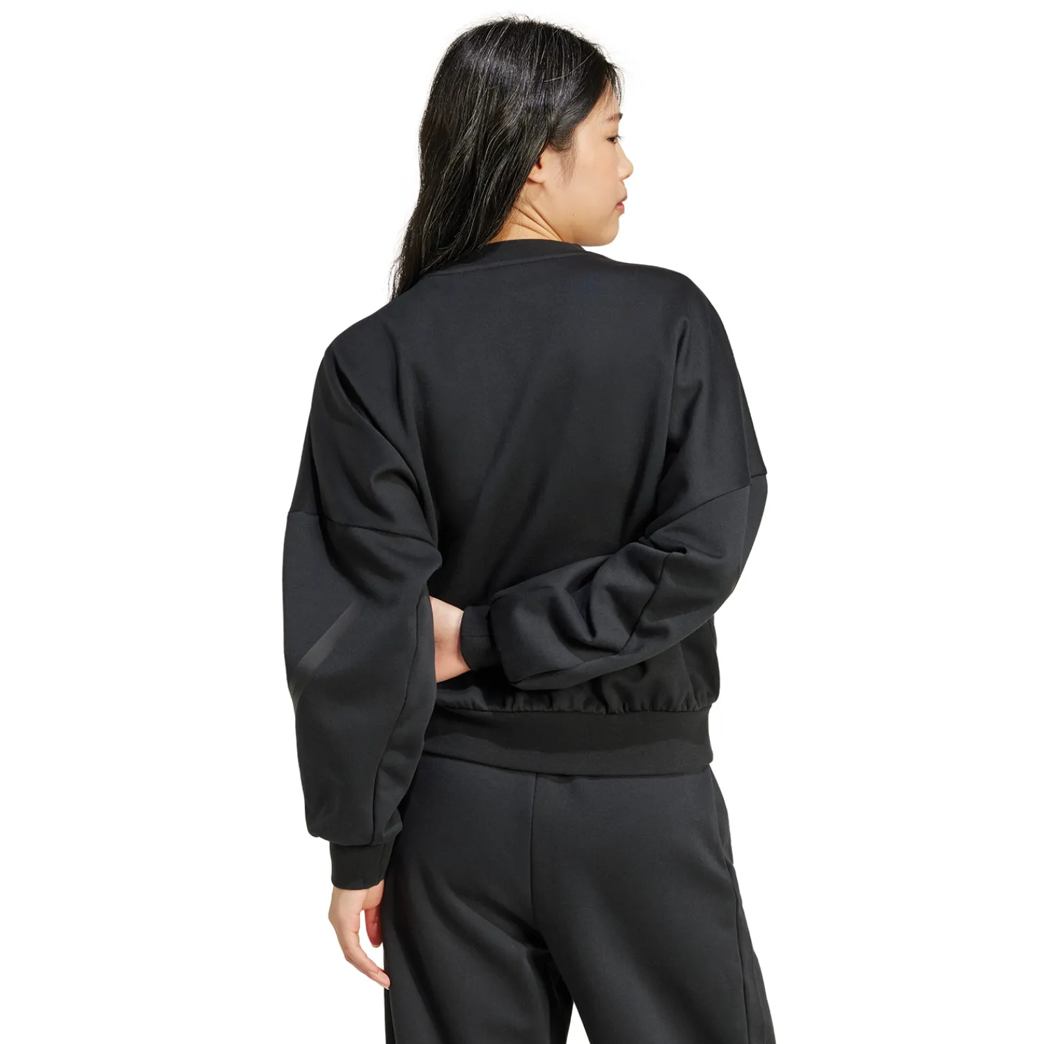 Adidas España, S.A.U Womens adidas Real Urban Sweatshirt Black^Women Tracksuits|T-Shirts