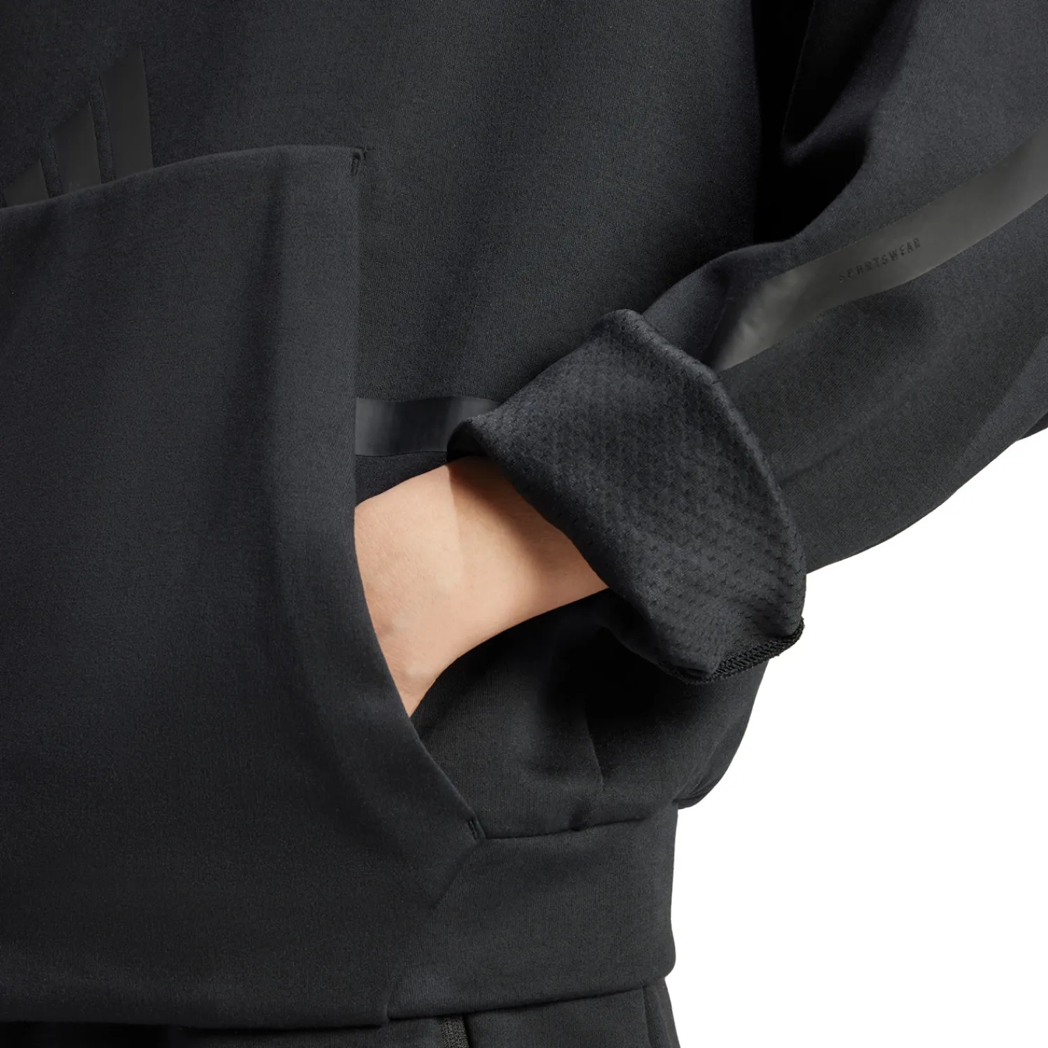 Adidas España, S.A.U Womens adidas Real Urban Hoodie Black^Women Tracksuits|Sweatshirts