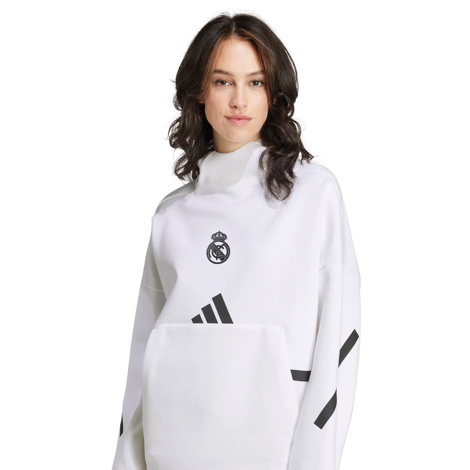 Adidas España, S.A.U Womens adidas Real Urban Hoodie White^Women Sweatshirts|Sweatshirts