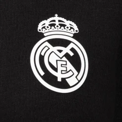 OSDM Womens ECO Essentials Real Madrid Black Crew Cropped Sweatshirt^Women Sweatshirts