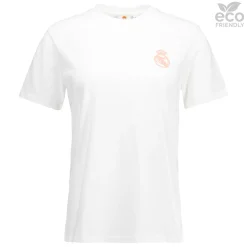 OSDM Womens ECO Essentials Real Madrid Monocolor Crest T-Shirt White^Women T-Shirts