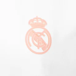 OSDM Womens ECO Essentials Real Madrid Monocolor Crest T-Shirt White^Women T-Shirts