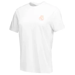 OSDM Womens ECO Essentials Real Madrid Monocolor Crest T-Shirt White^Women T-Shirts