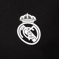 OSDM Womens ECO Essentials Real Madrid Monocolor Crest T-Shirt Black^Women T-Shirts