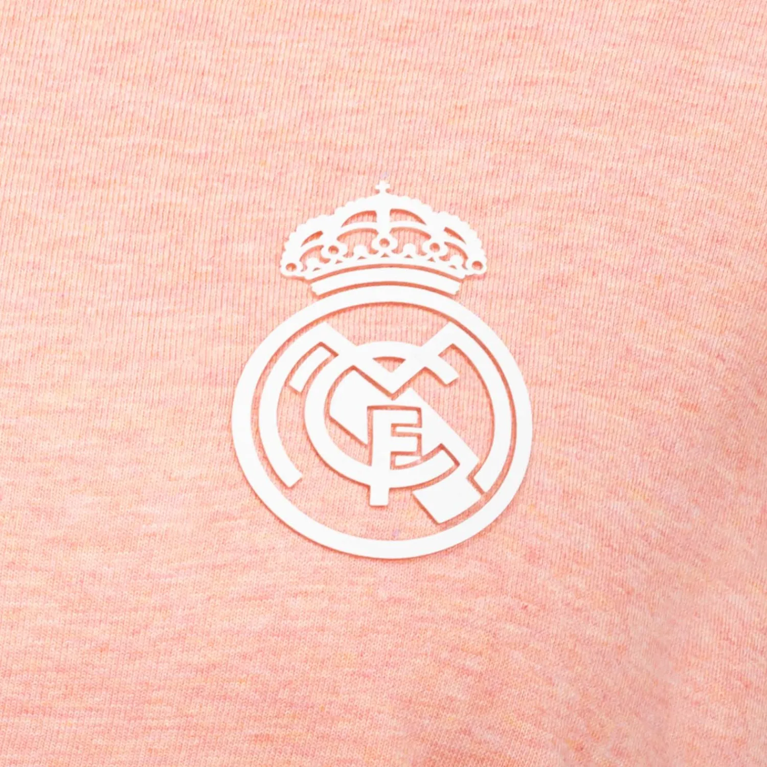 OSDM Womens ECO Essentials Real Madrid Monocolor Crest T-Shirt Pink^Women T-Shirts