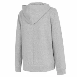 T&F Womens Essentials Full Zip Hoody Light Grey^Women Sweatshirts