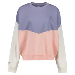 Foundry Womens Real Madrid Ladies Vintage Panel Crewneck Sweatshirt^Women Sweatshirts
