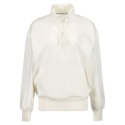 Foundry Womens Real Madrid Ladies Vintage Bone Zip Collar Sweatshirt^Women Sweatshirts