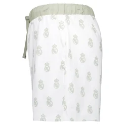 OSDM Womens Real Madrid White Dreams Pijama Set Printed Crest T-Shirt & Shorts Green^Women T-Shirts|Nightwear