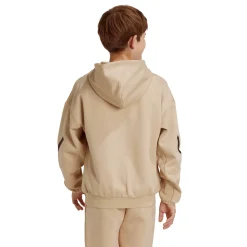Adidas España, S.A.U Youth adidas Real Urban Hoodie Cream/ Black^ Sweatshirts|Sweatshirts