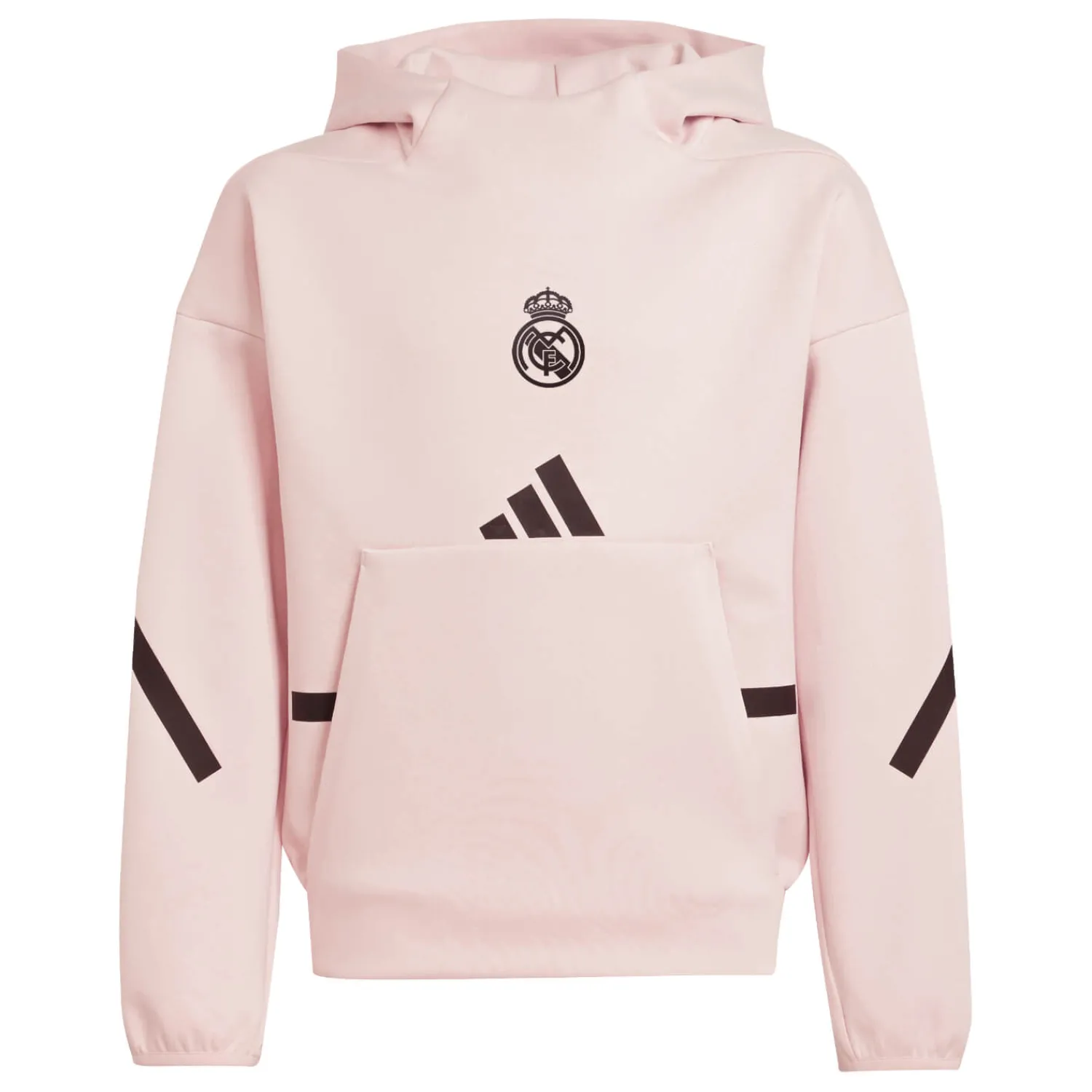 Adidas España, S.A.U Youth adidas Real Urban Hoodie Light Pink/ Black^ Sweatshirts|Sweatshirts
