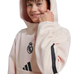 Adidas España, S.A.U Youth adidas Real Urban Hoodie Light Pink/ Black^ Sweatshirts|Sweatshirts