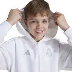 Adidas España, S.A.U Youth Anthem Jacket 24/25 White^ Jackets