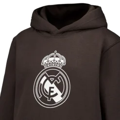 Sport Design Sweden AB Youth Color Crest Hoodie Washed Black Real Madrid^ Sweatshirts