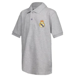 OSDM Youth ECO Essentials Real Madrid Color Crest Polo Light grey^ Polos|Back To School