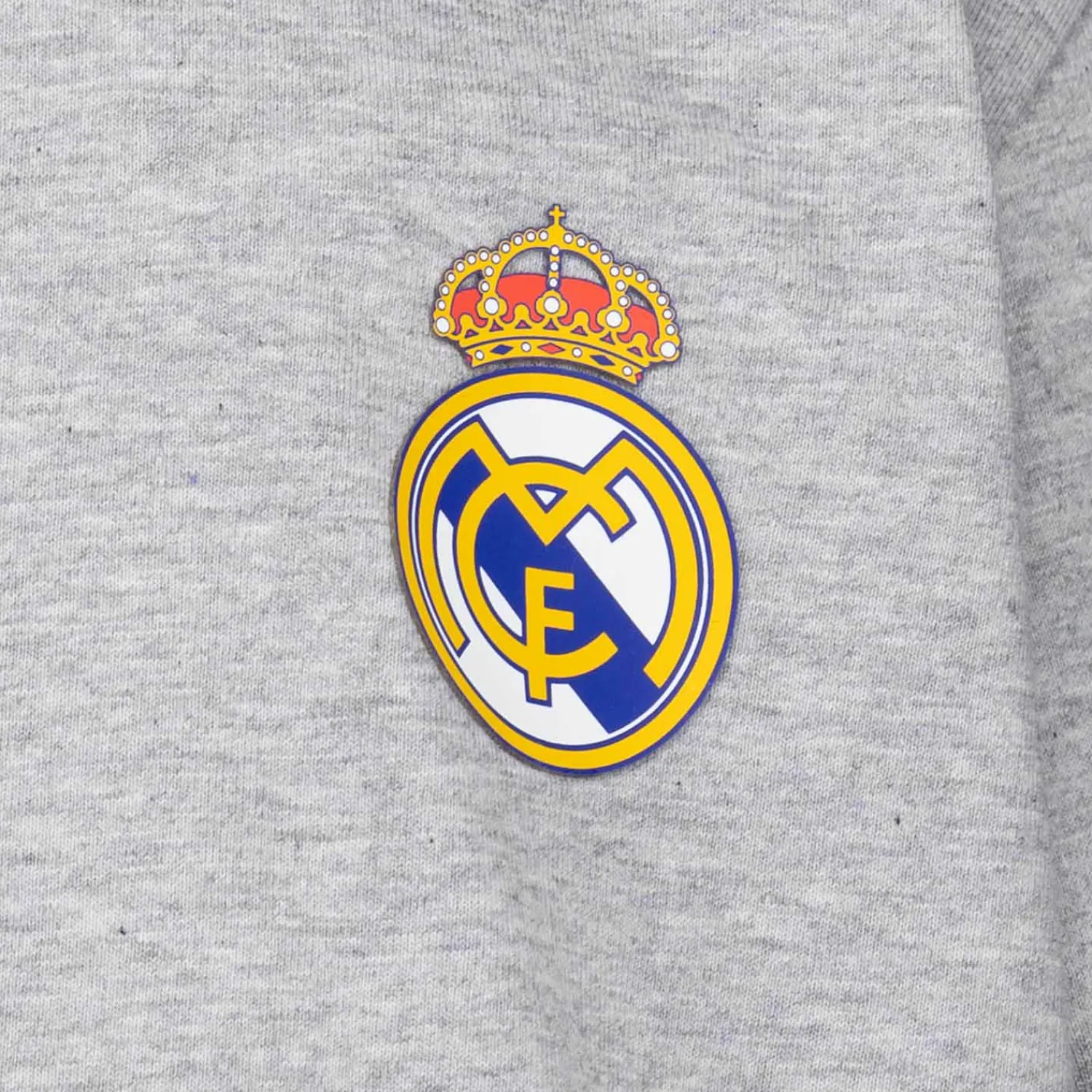 OSDM Youth ECO Essentials Real Madrid Color Crest T-Shirt Light Grey^ T-Shirts