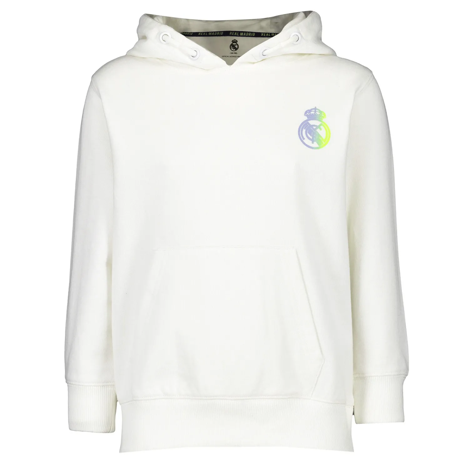 ITEX Youth Hoodie Fan Kids Real Madrid Back Print White Real Madrid^ Sweatshirts