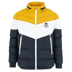 MBA Solutions Youth Outerwear Color Block V Shaped Puffer Jacket Navy^ Jackets