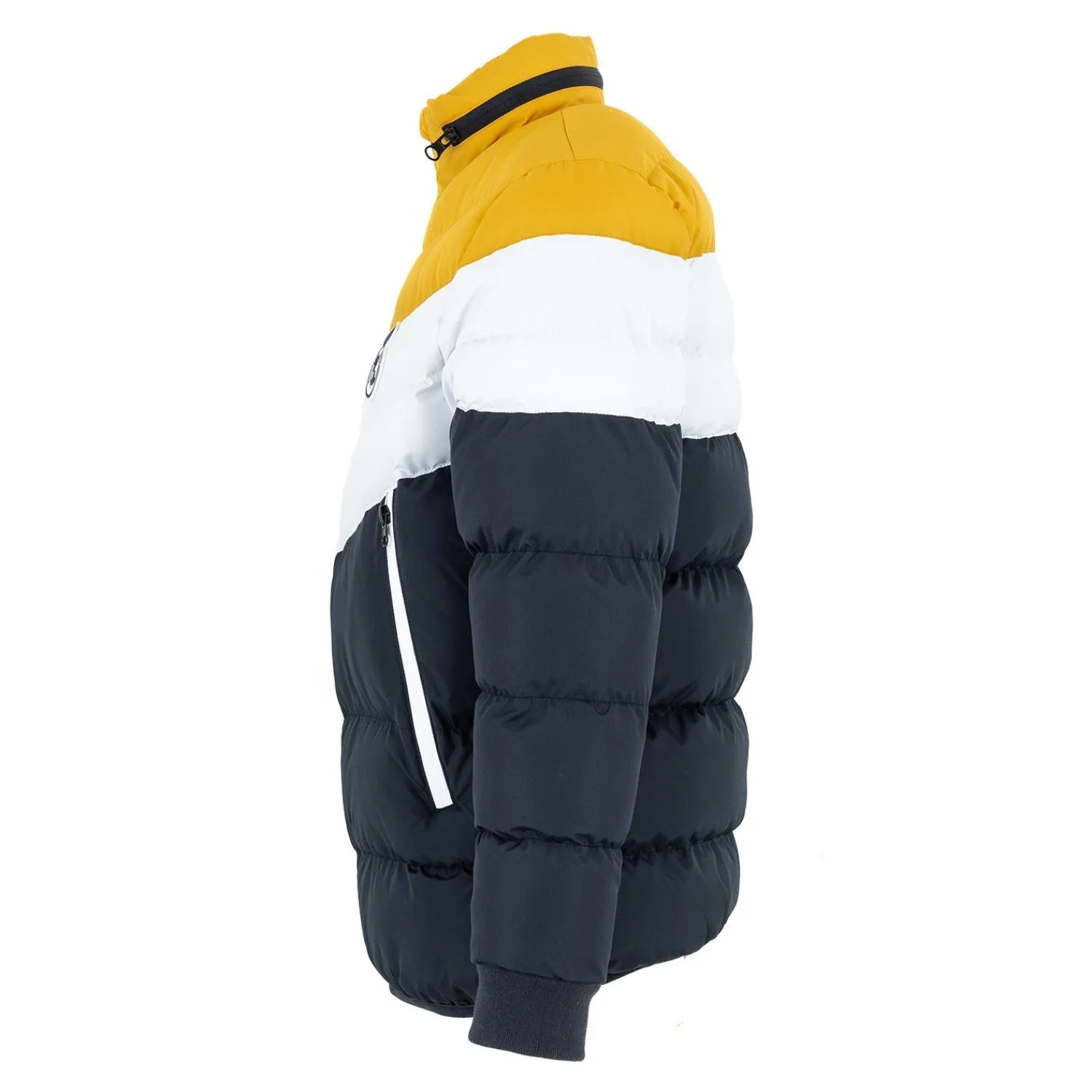 MBA Solutions Youth Outerwear Color Block V Shaped Puffer Jacket Navy^ Jackets