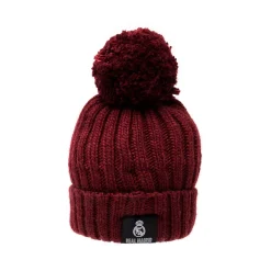 Project Rogers & JLK, S.L. Youth Pompom Beanie Burgundy^ Beanies