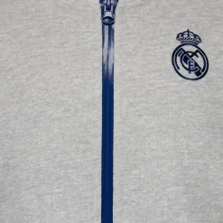 ITEX Youth Tracksuit Fan Kids Ombre Zip Grey Melange Real Madrid^ Tracksuits