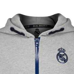 ITEX Youth Tracksuit Fan Kids Ombre Zip Grey Melange Real Madrid^ Tracksuits