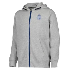 ITEX Youth Tracksuit Fan Kids Ombre Zip Grey Melange Real Madrid^ Tracksuits
