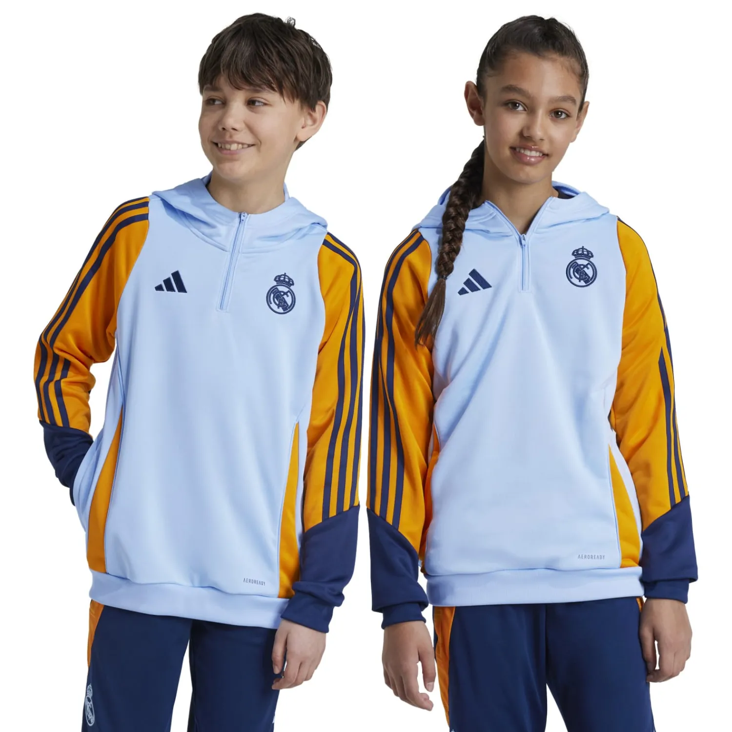 Adidas España, S.A.U Youth Training Hoodie 24/25 Blue^ Sweatshirts|Hoodies