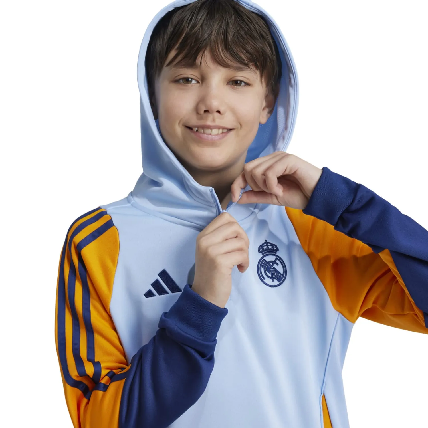 Adidas España, S.A.U Youth Training Hoodie 24/25 Blue^ Sweatshirts|Hoodies