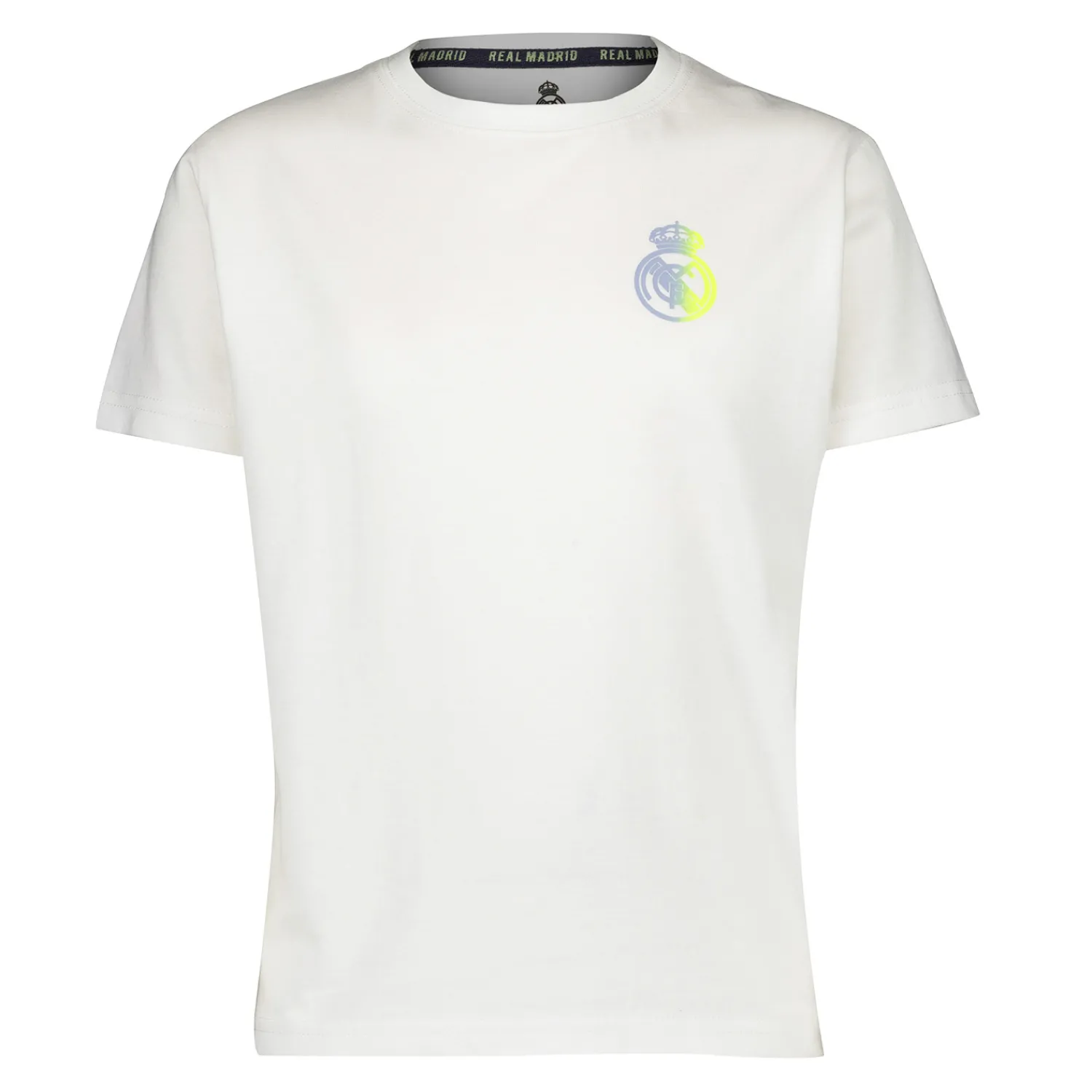 ITEX Youth T-Shirt Fan Kids Real Madrid Back Print White Real Madrid^ Sweatshirts
