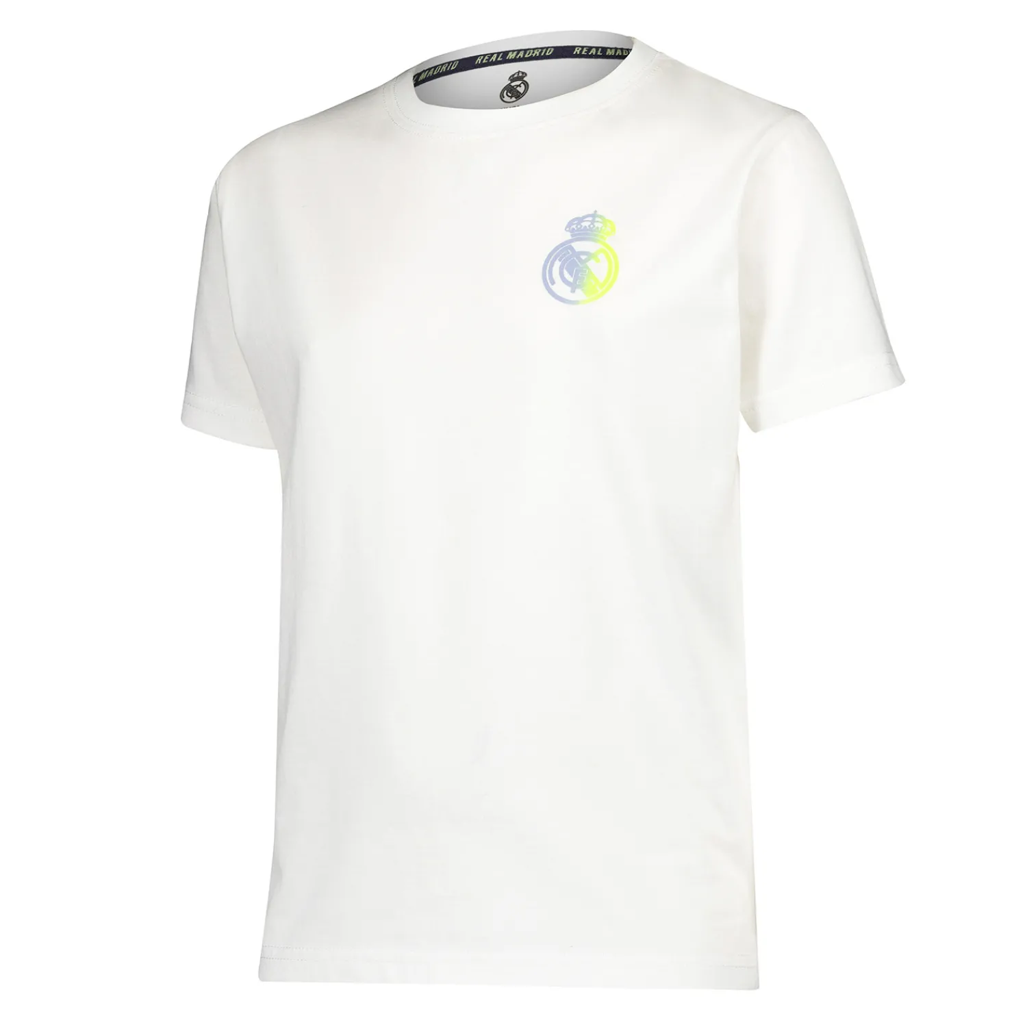 ITEX Youth T-Shirt Fan Kids Real Madrid Back Print White Real Madrid^ Sweatshirts