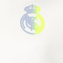 ITEX Youth T-Shirt Fan Kids Real Madrid Back Print White Real Madrid^ Sweatshirts